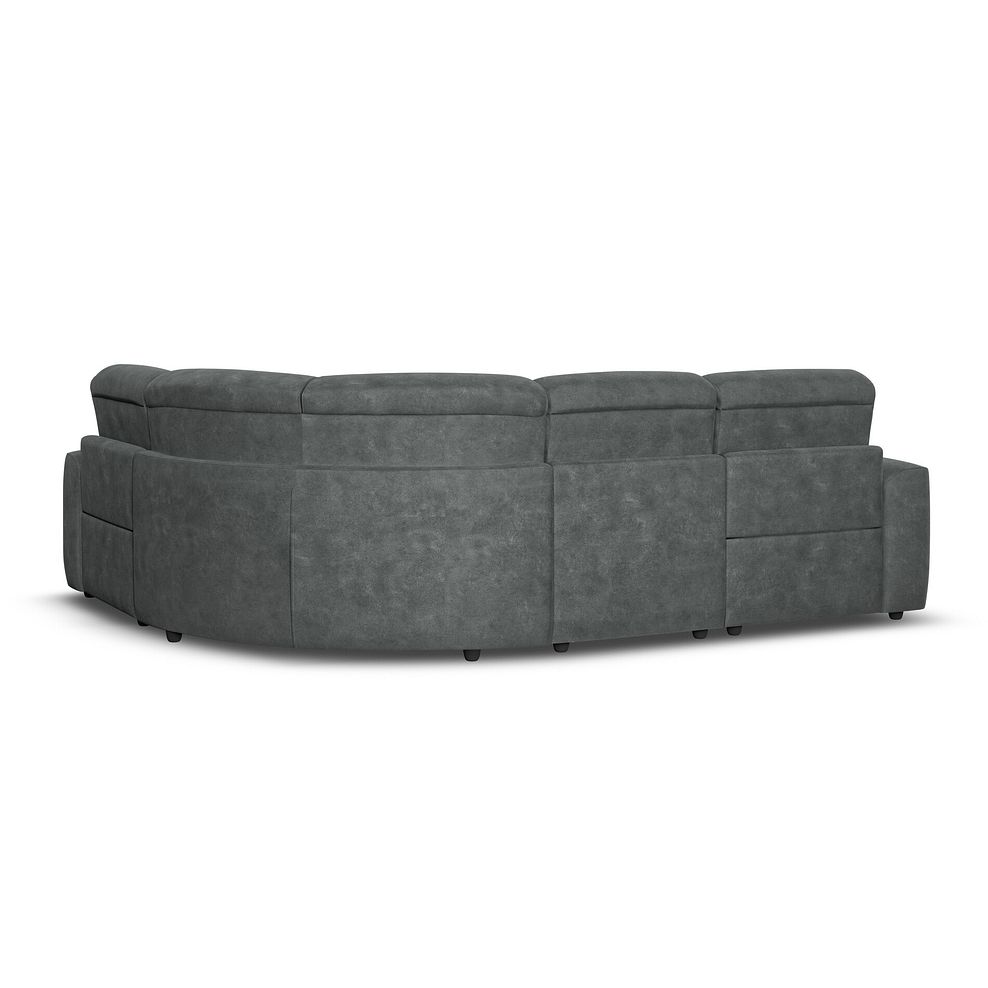 Cohen Group 2 Electric Recliner - Left Hand in Miller Grey Fabric 6