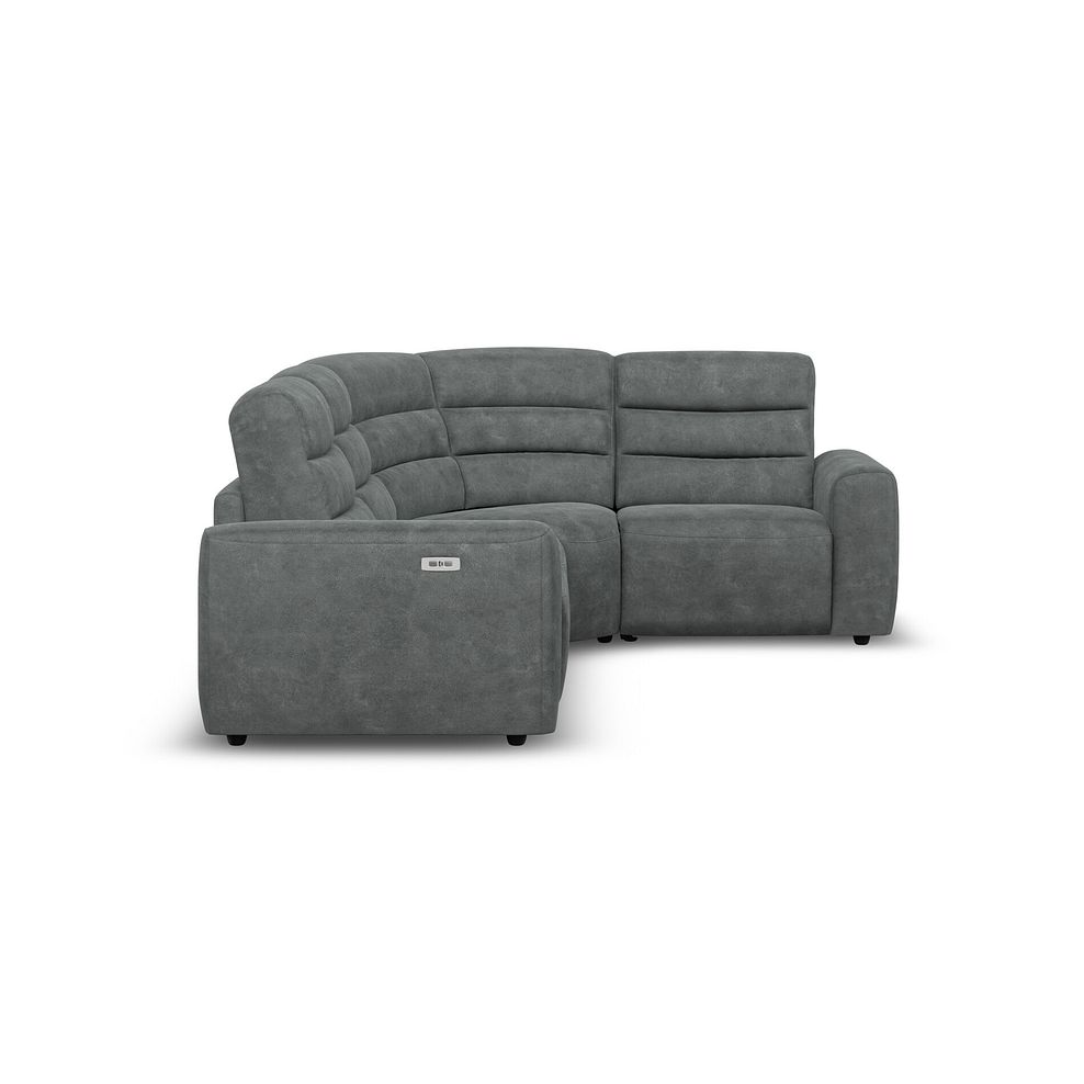 Cohen Group 2 Electric Recliner - Left Hand in Miller Grey Fabric 7