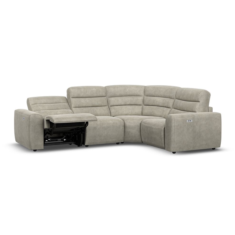 Cohen Group 2 Electric Recliner - Left Hand in Miller Taupe Fabric 3