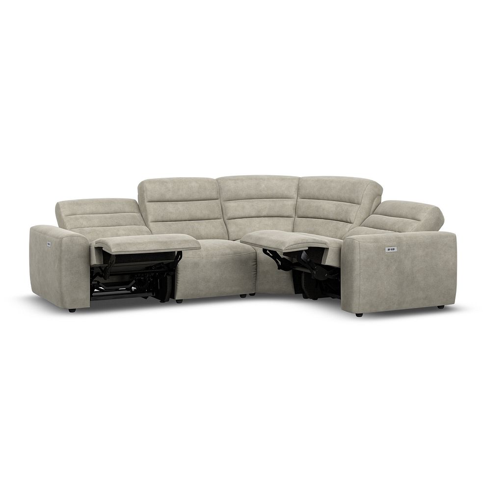 Cohen Group 2 Electric Recliner - Left Hand in Miller Taupe Fabric 4