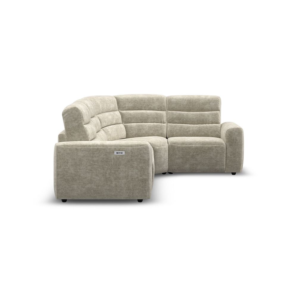 Cohen Group 2 Electric Recliner - Left Hand in Plush Beige Fabric 7