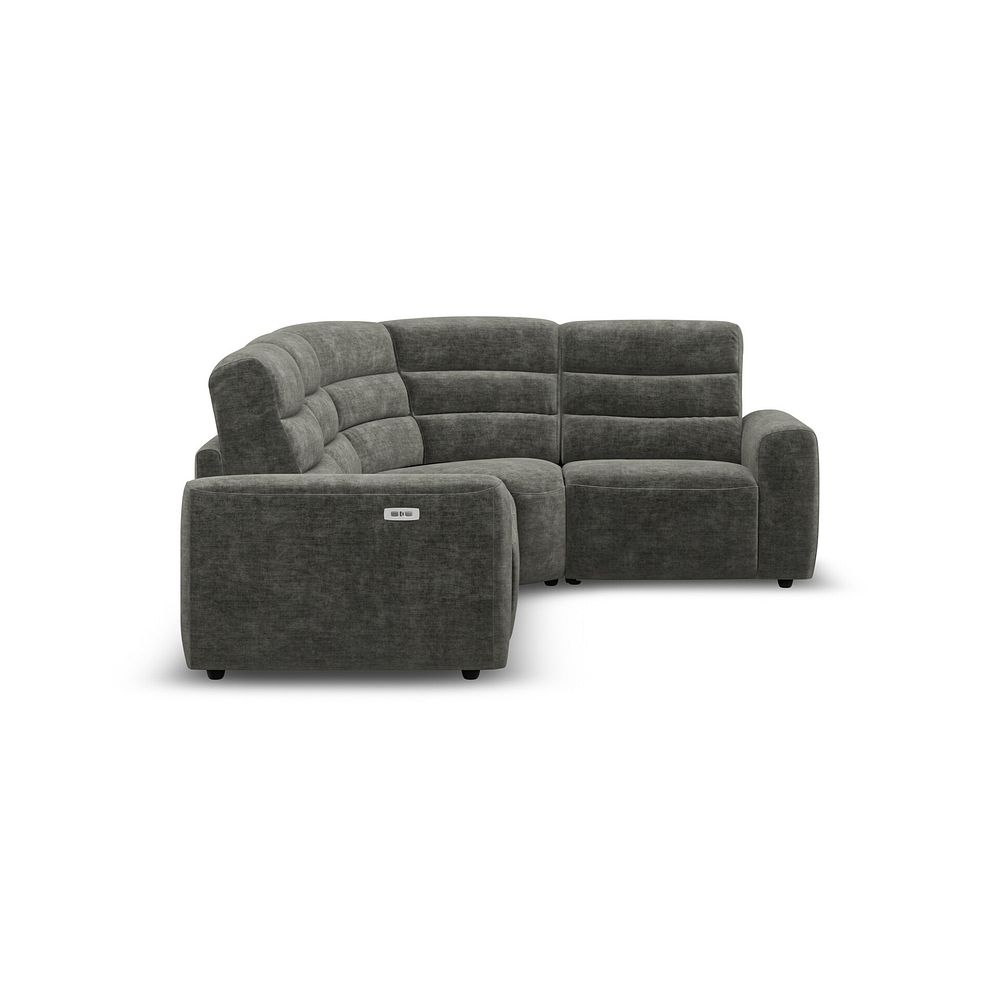 Cohen Group 2 Electric Recliner - Left Hand in Plush Charcoal Fabric 7