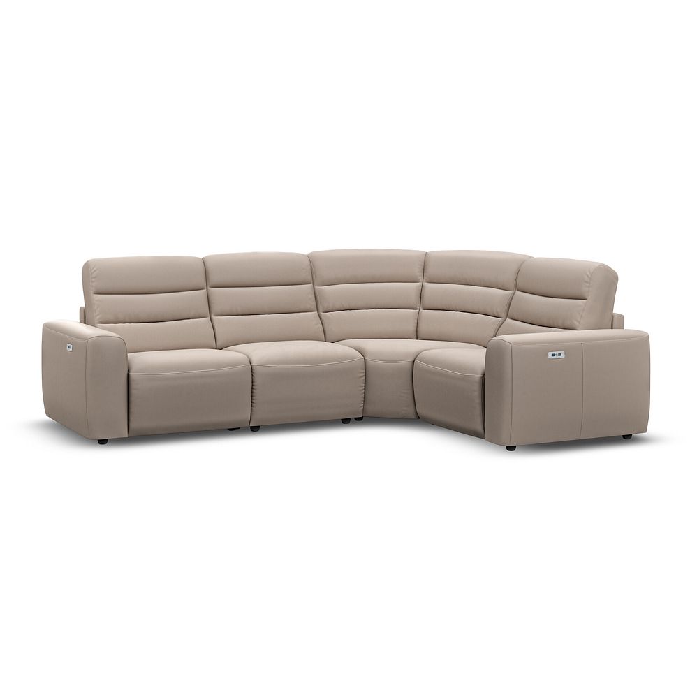 Cohen Group 2 Electric Recliner - Left Hand in Virgo Buff Leather 1