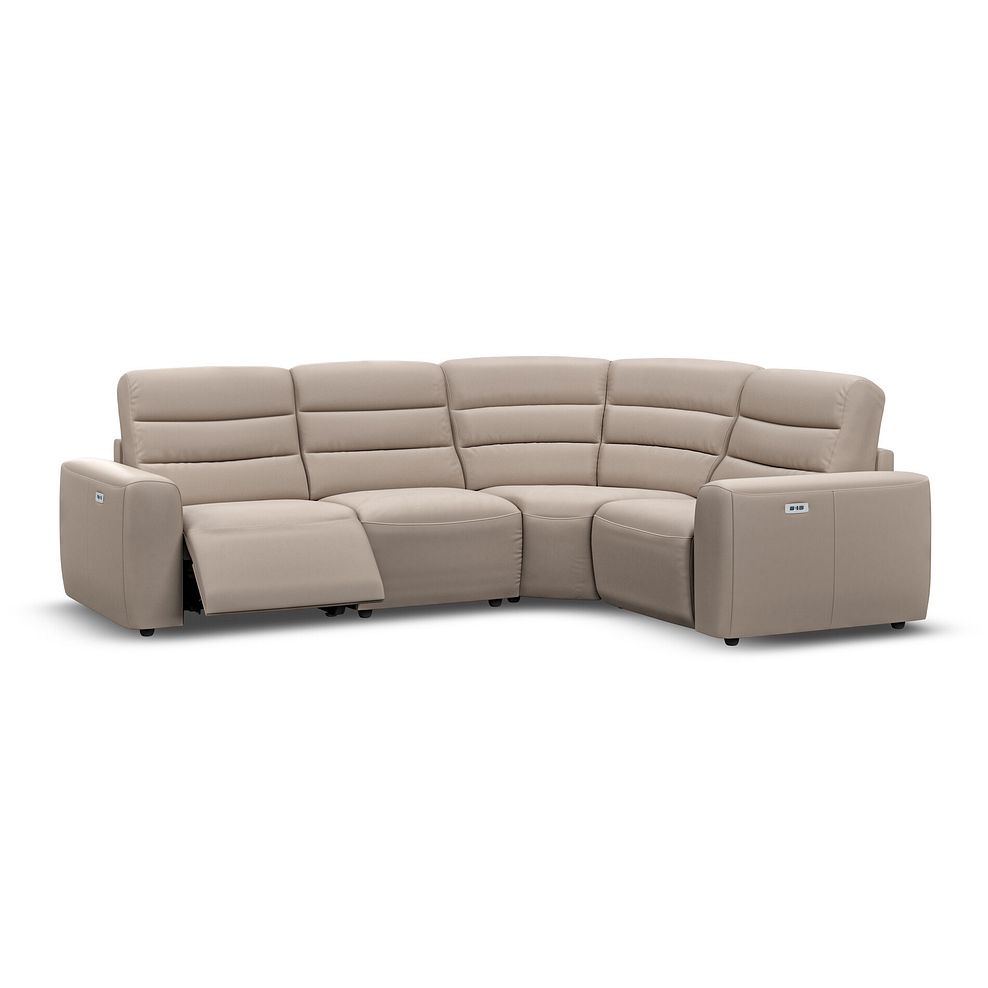 Cohen Group 2 Electric Recliner - Left Hand in Virgo Buff Leather 2