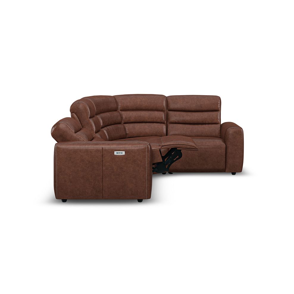 Cohen Group 2 Electric Recliner - Left Hand in Virgo Chestnut Leather 8