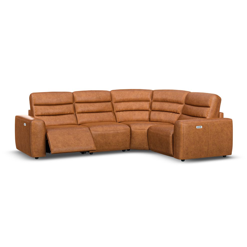 Cohen Group 2 Electric Recliner - Left Hand in Virgo Cognac Leather 2