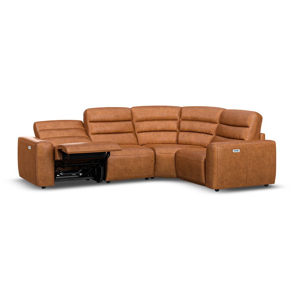 Cohen Group 2 Electric Recliner - Left Hand in Virgo Cognac Leather 3