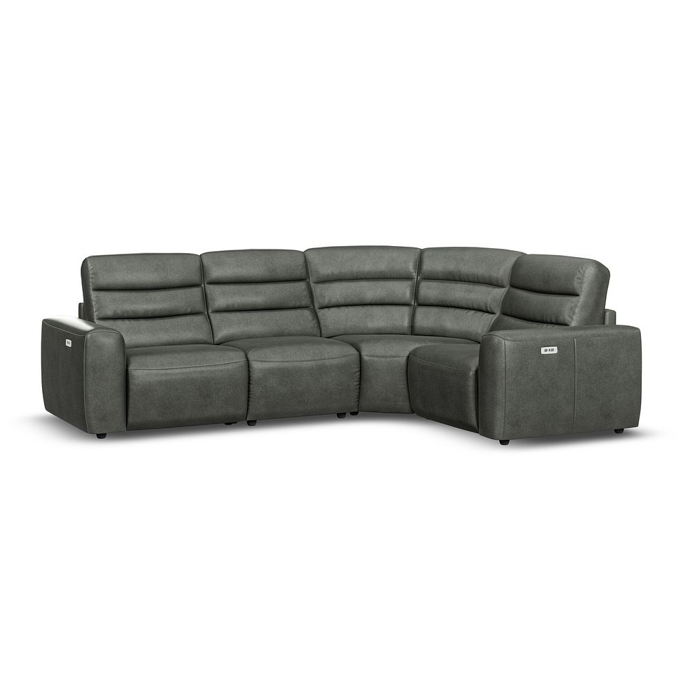 Cohen Group 2 Electric Recliner - Left Hand in Virgo Lead Leather 1