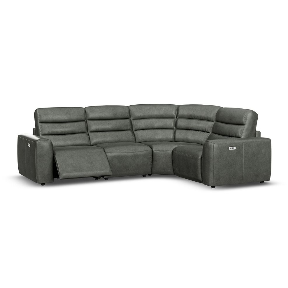 Cohen Group 2 Electric Recliner - Left Hand in Virgo Lead Leather 2