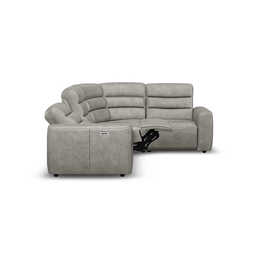 Cohen Group 2 Electric Recliner - Left Hand in Virgo Platinum Leather 8