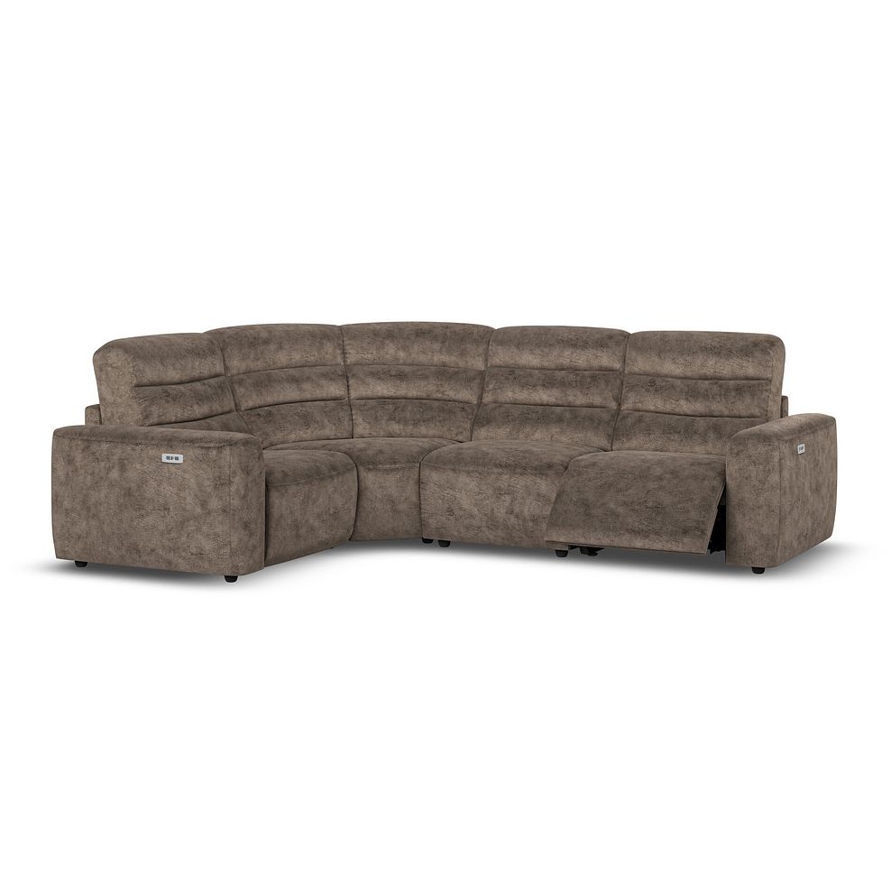 Cohen Group 2 Electric Recliner - Right Hand in Dapple Chocolate Fabric 2