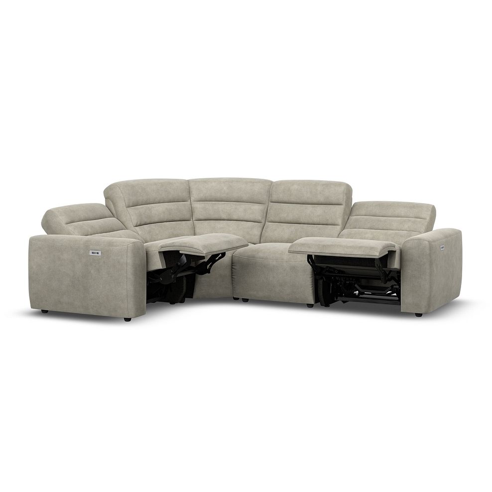 Cohen Group 2 Electric Recliner - Right Hand in Miller Taupe Fabric 4