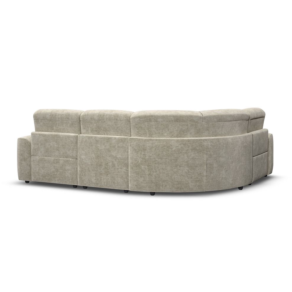 Cohen Group 2 Electric Recliner - Right Hand in Plush Beige Fabric 6