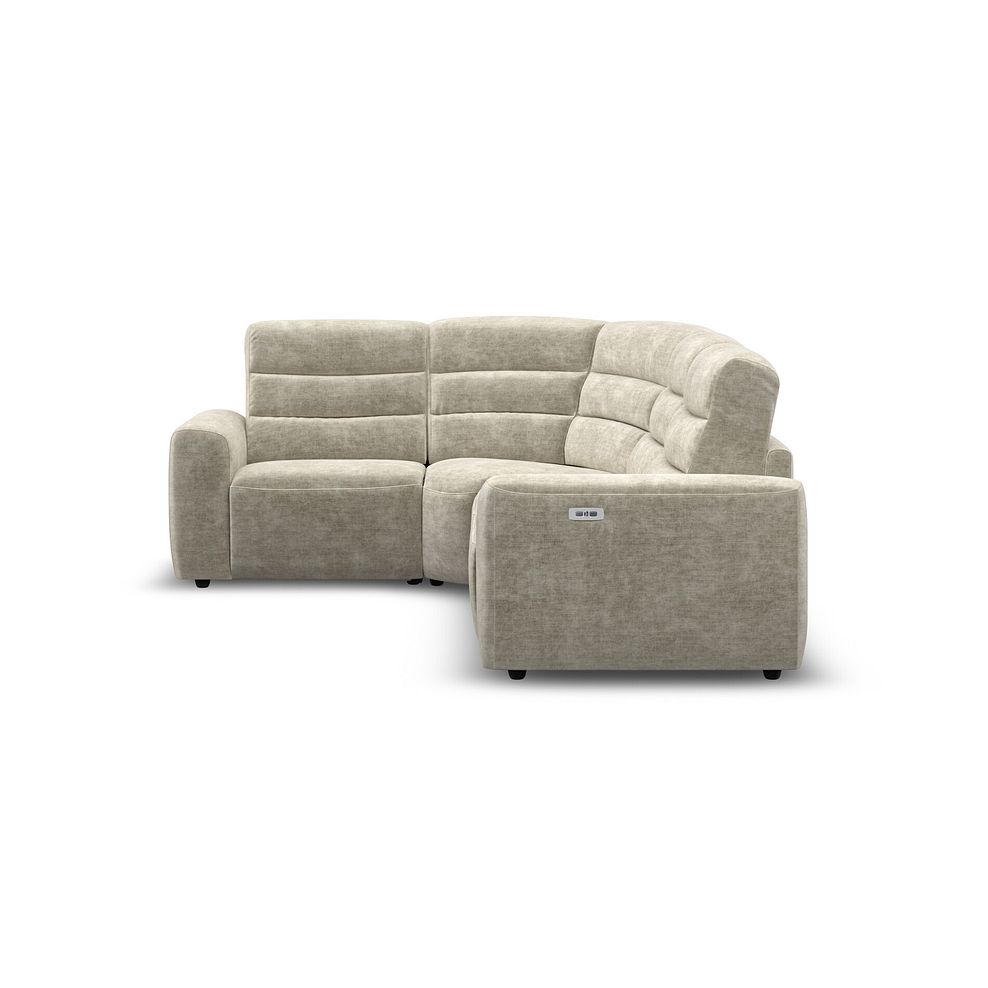 Cohen Group 2 Electric Recliner - Right Hand in Plush Beige Fabric 7