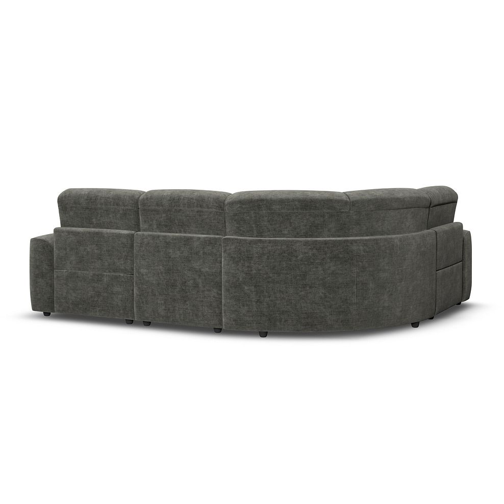 Cohen Group 2 Electric Recliner - Right Hand in Plush Charcoal Fabric 6