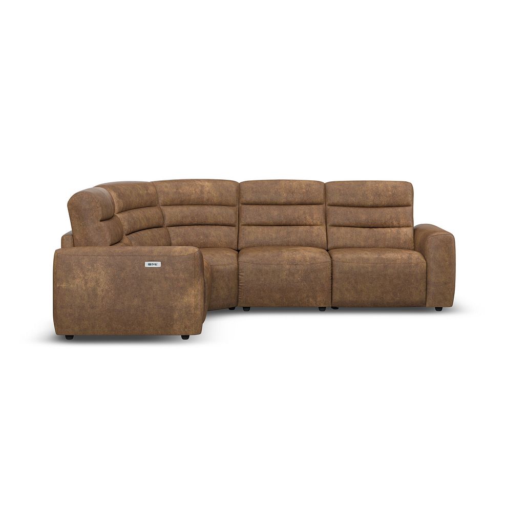 Cohen Group 2 Electric Recliner - Right Hand in Ranch Brown Fabric 5