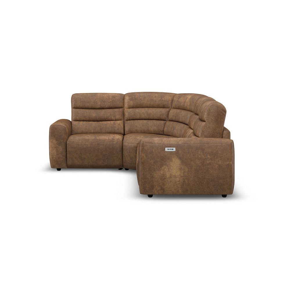 Cohen Group 2 Electric Recliner - Right Hand in Ranch Brown Fabric 7