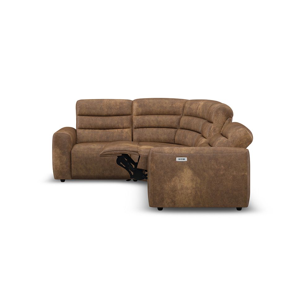 Cohen Group 2 Electric Recliner - Right Hand in Ranch Brown Fabric 8