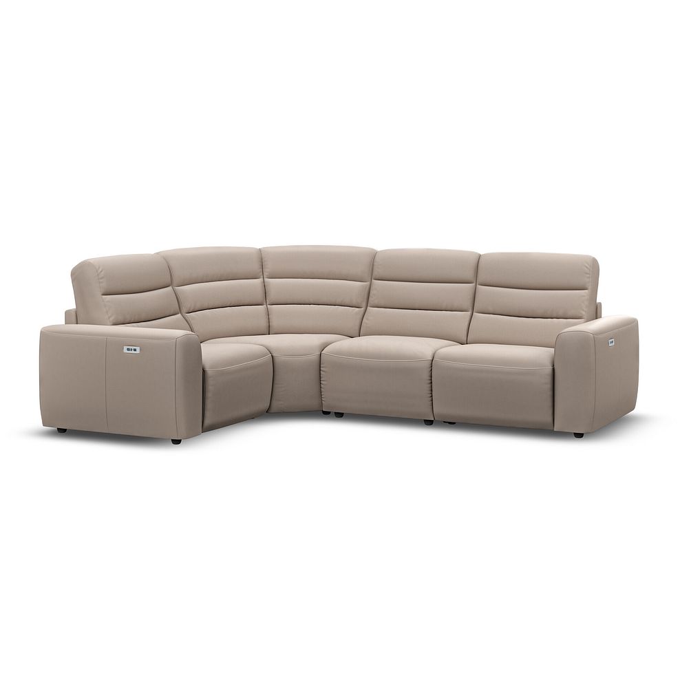 Cohen Group 2 Electric Recliner - Right Hand in Virgo Buff Leather 1