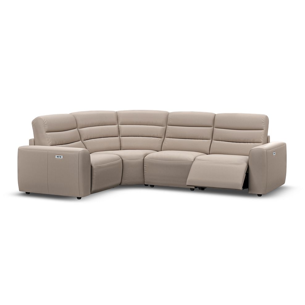 Cohen Group 2 Electric Recliner - Right Hand in Virgo Buff Leather 2