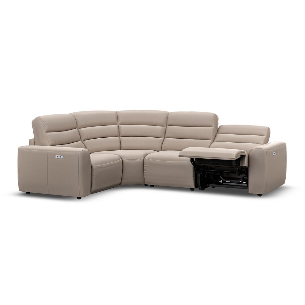 Cohen Group 2 Electric Recliner - Right Hand in Virgo Buff Leather 3