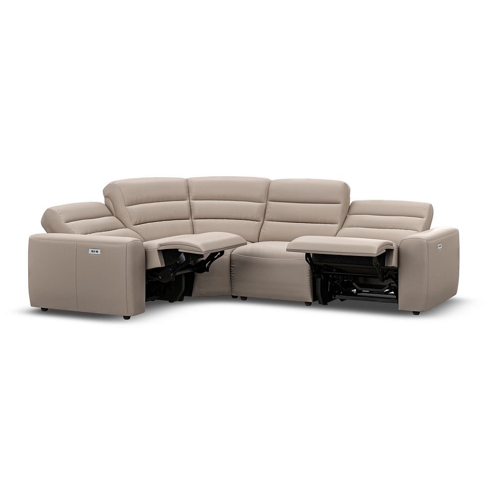 Cohen Group 2 Electric Recliner - Right Hand in Virgo Buff Leather 4