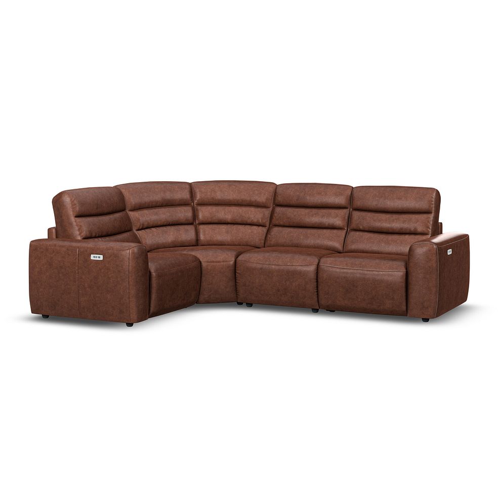 Cohen Group 2 Electric Recliner - Right Hand in Virgo Chestnut Leather 1