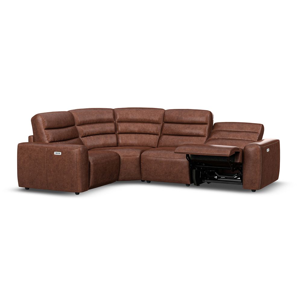 Cohen Group 2 Electric Recliner - Right Hand in Virgo Chestnut Leather 3