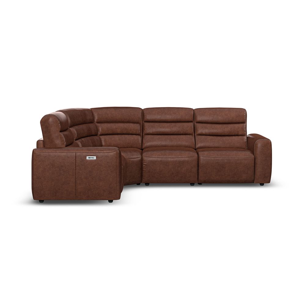 Cohen Group 2 Electric Recliner - Right Hand in Virgo Chestnut Leather 5
