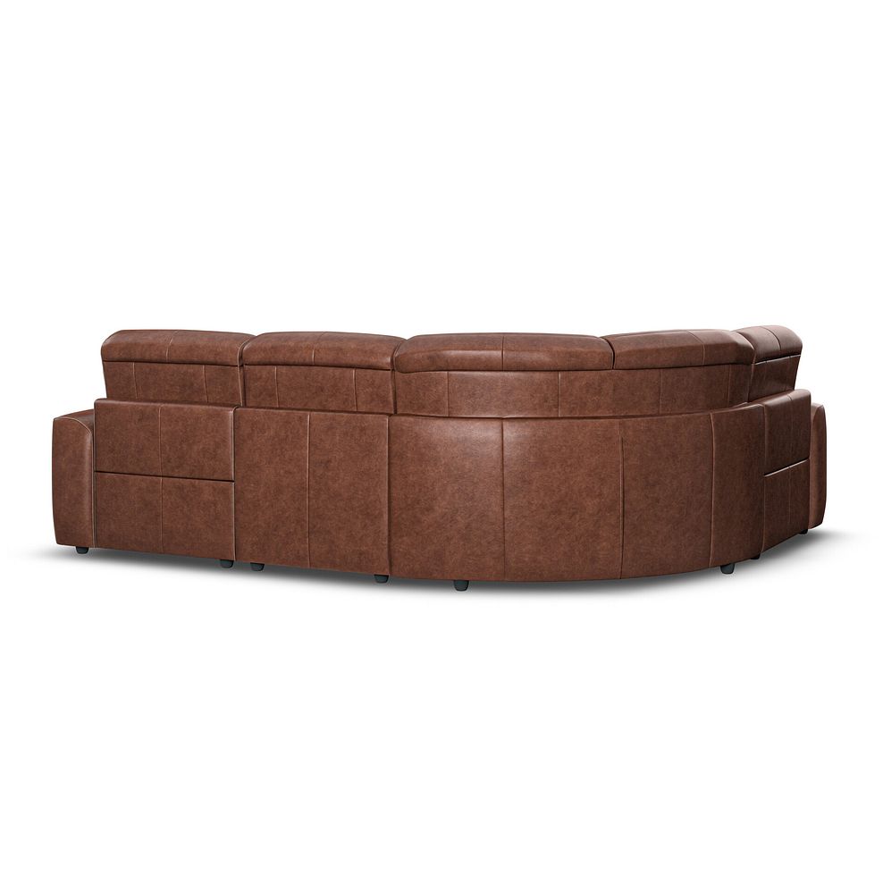 Cohen Group 2 Electric Recliner - Right Hand in Virgo Chestnut Leather 6