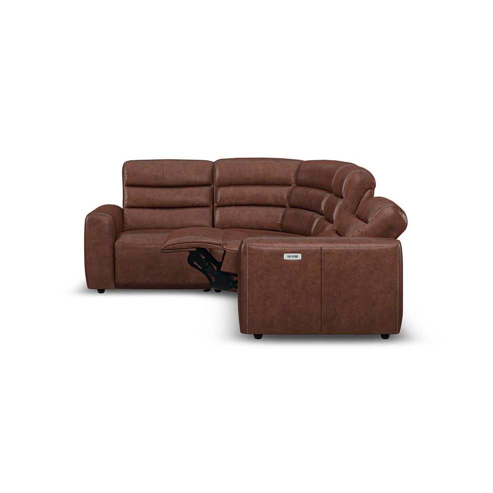 Cohen Group 2 Electric Recliner - Right Hand in Virgo Chestnut Leather 8