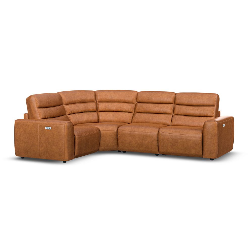 Cohen Group 2 Electric Recliner - Right Hand in Virgo Cognac Leather 1