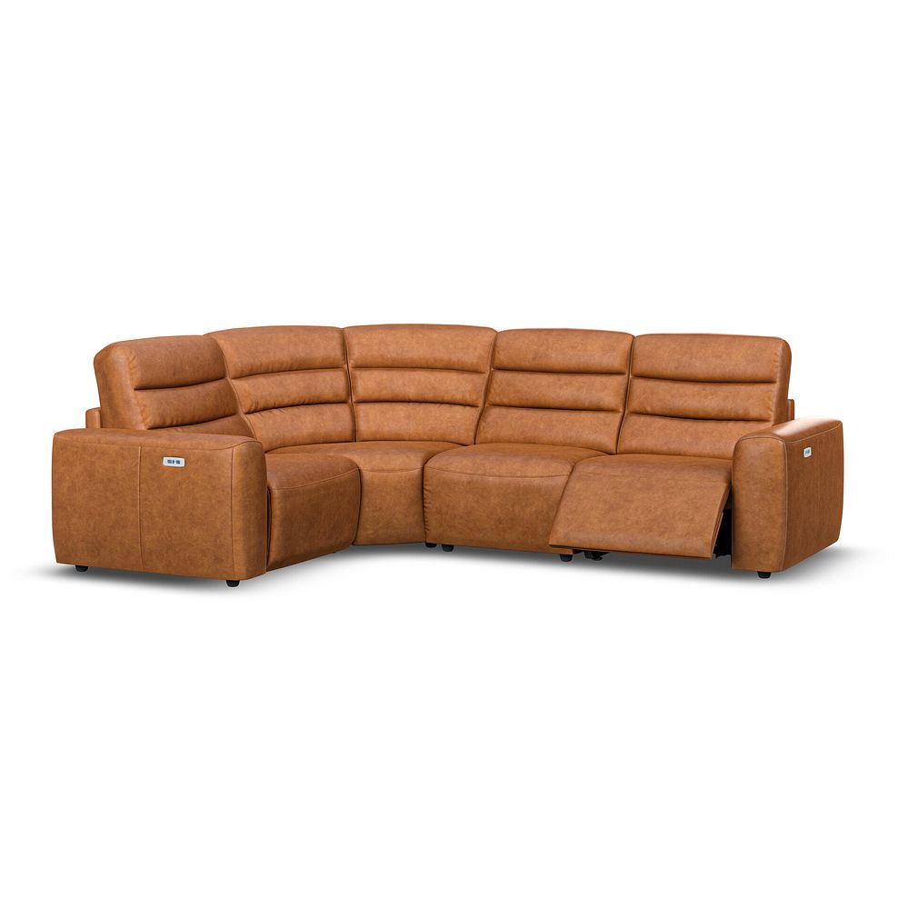 Cohen Group 2 Electric Recliner - Right Hand in Virgo Cognac Leather 2