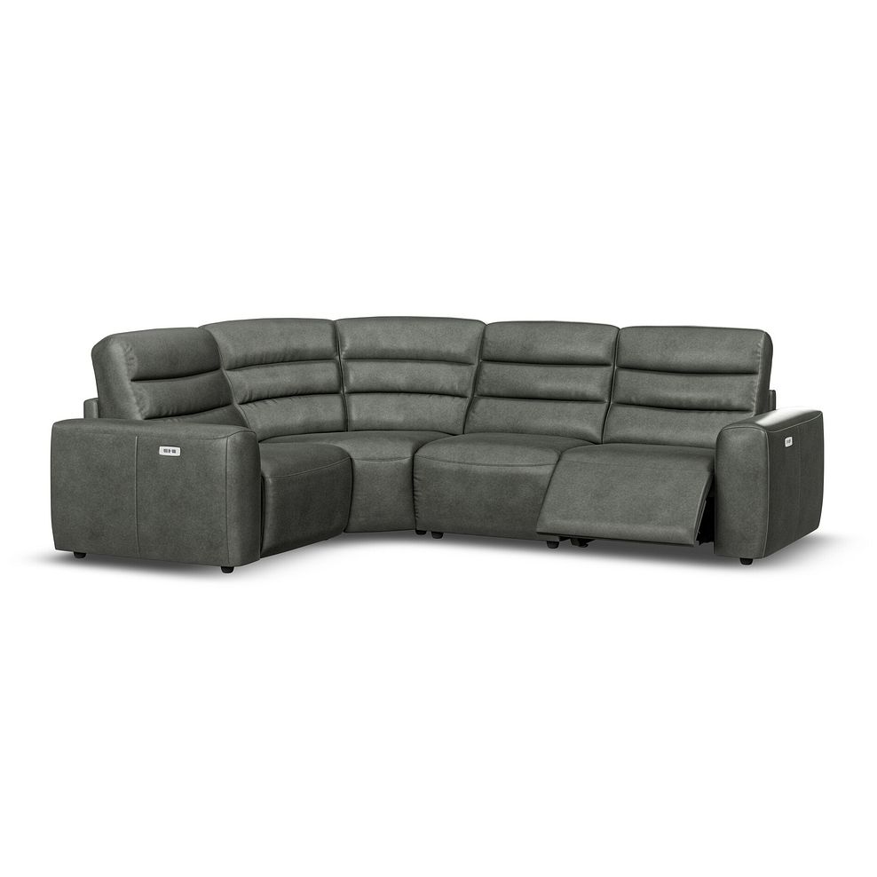 Cohen Group 2 Electric Recliner - Right Hand in Virgo Lead Leather 2