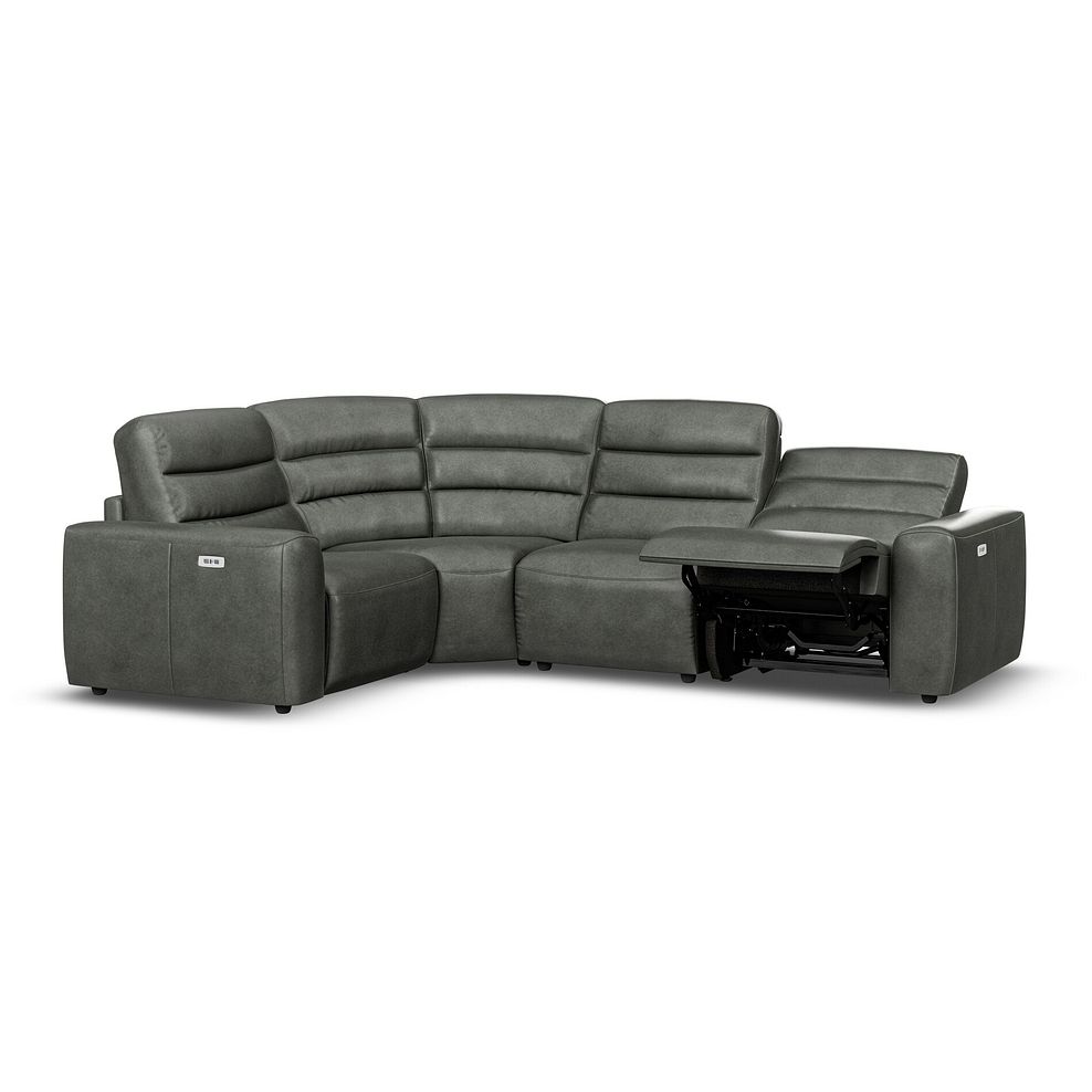 Cohen Group 2 Electric Recliner - Right Hand in Virgo Lead Leather 3