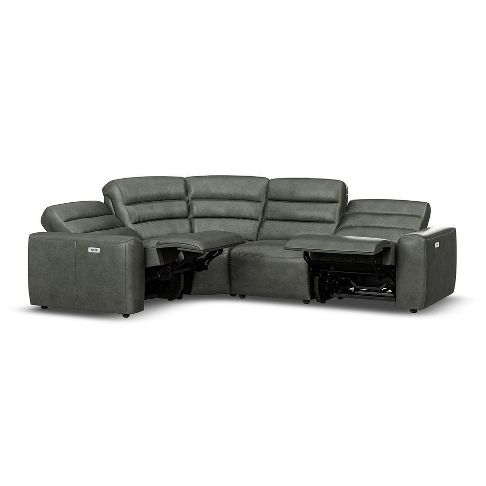 Cohen Group 2 Electric Recliner - Right Hand in Virgo Lead Leather 4