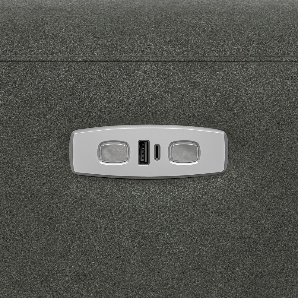 Cohen Group 2 Electric Recliner - Right Hand in Virgo Lead Leather 11