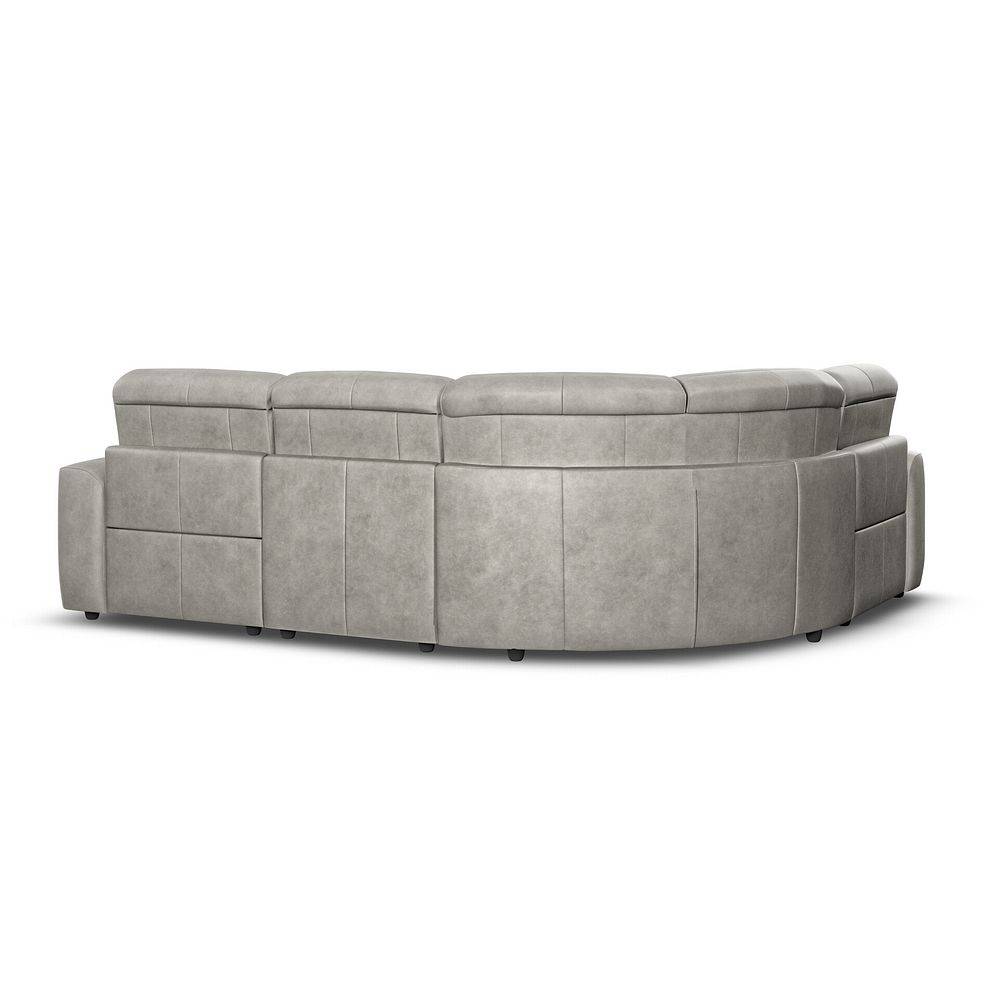 Cohen Group 2 Electric Recliner - Right Hand in Virgo Platinum Leather 6