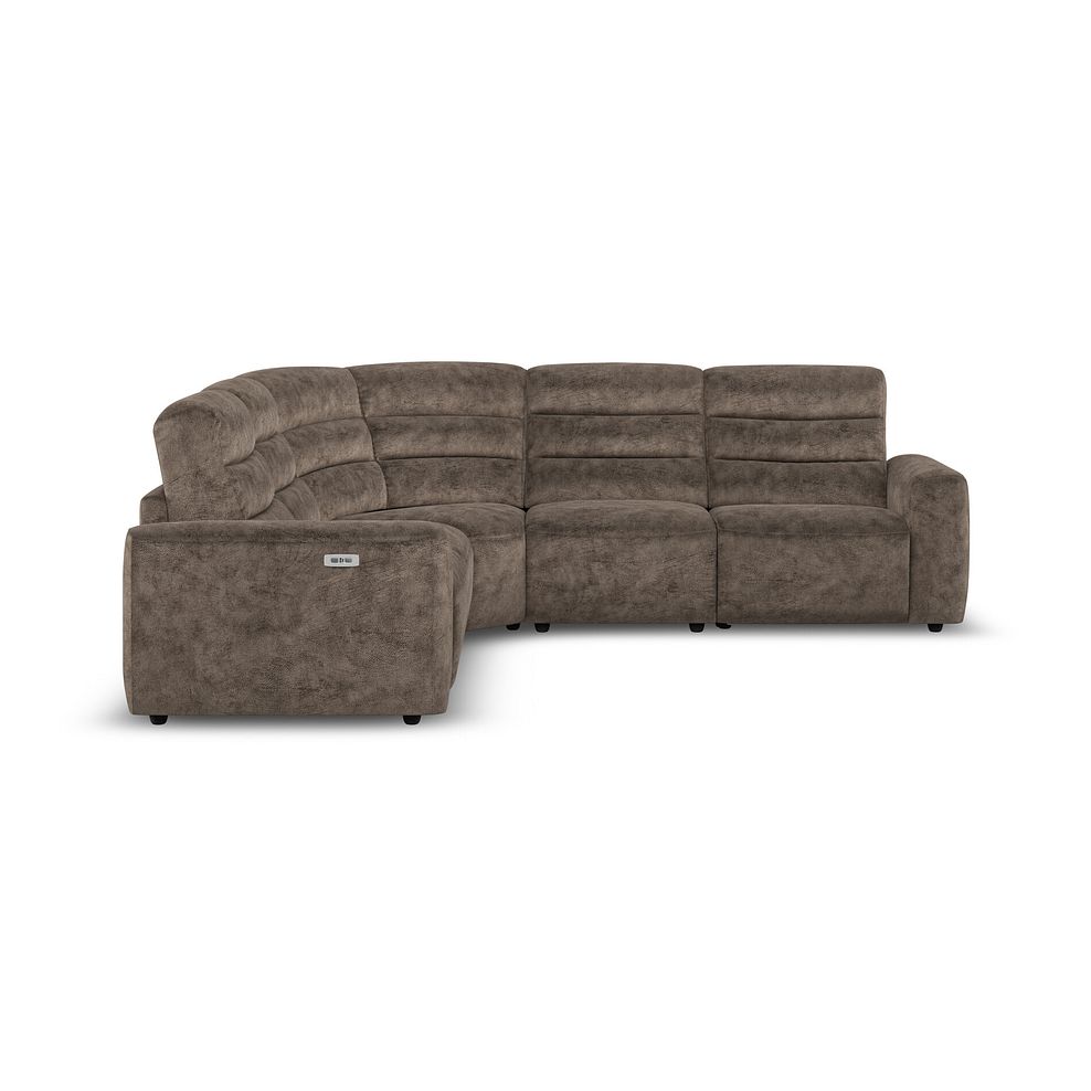 Cohen Group 3 Electric Recliner in  Dapple Chocolate Fabric 7