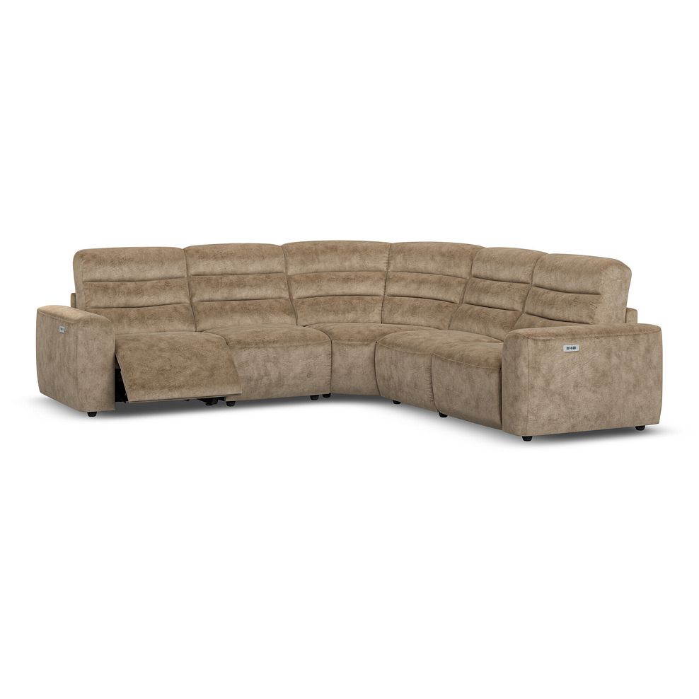 Cohen Group 3 Electric Recliner in Dapple Taupe Fabric 2