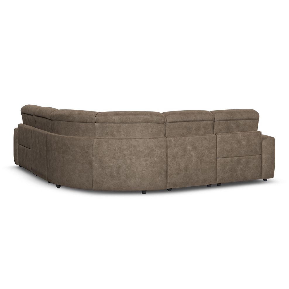 Cohen Group 3 Electric Recliner in Miller Earth Brown Fabric 6