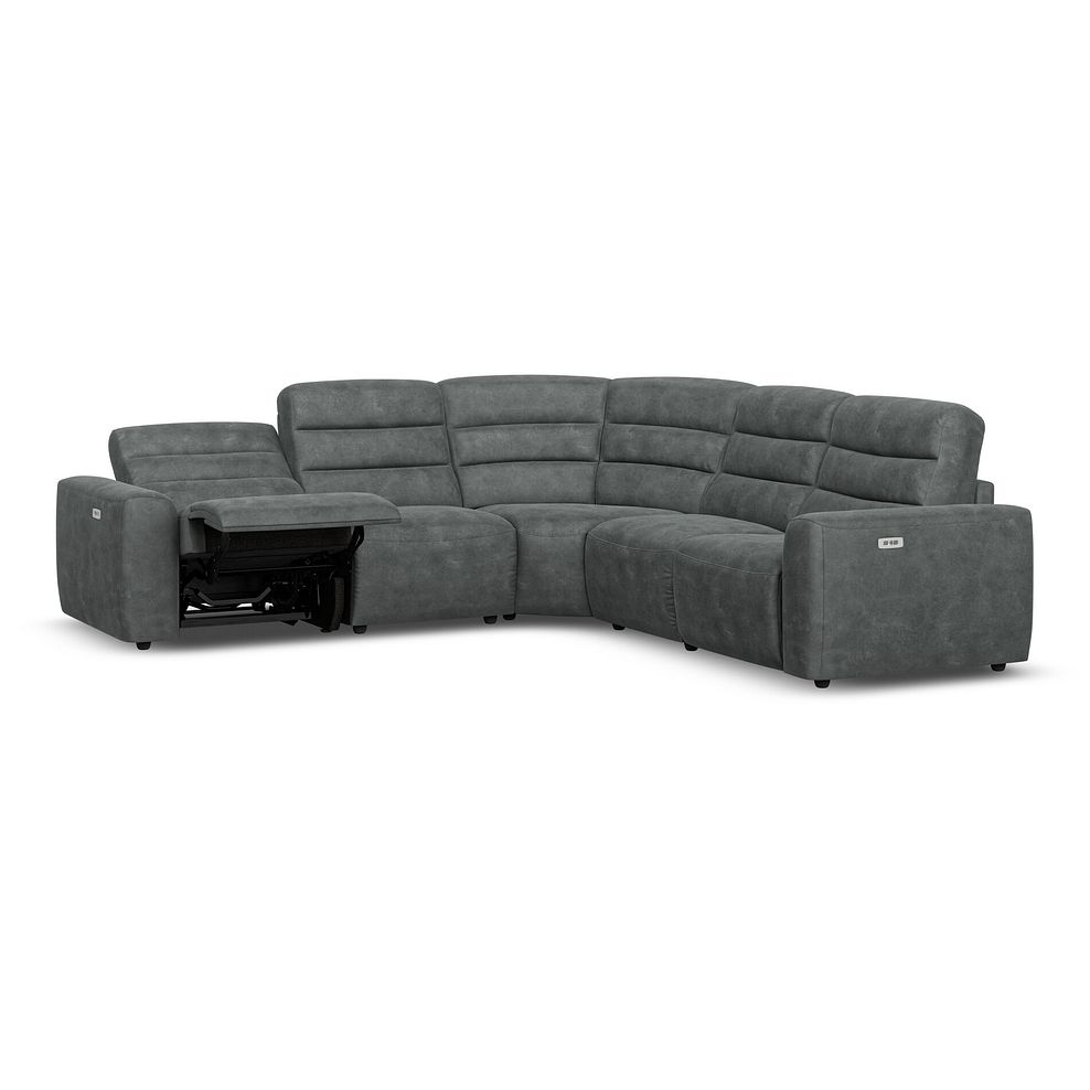 Cohen Group 3 Electric Recliner in Miller Grey Fabric 3