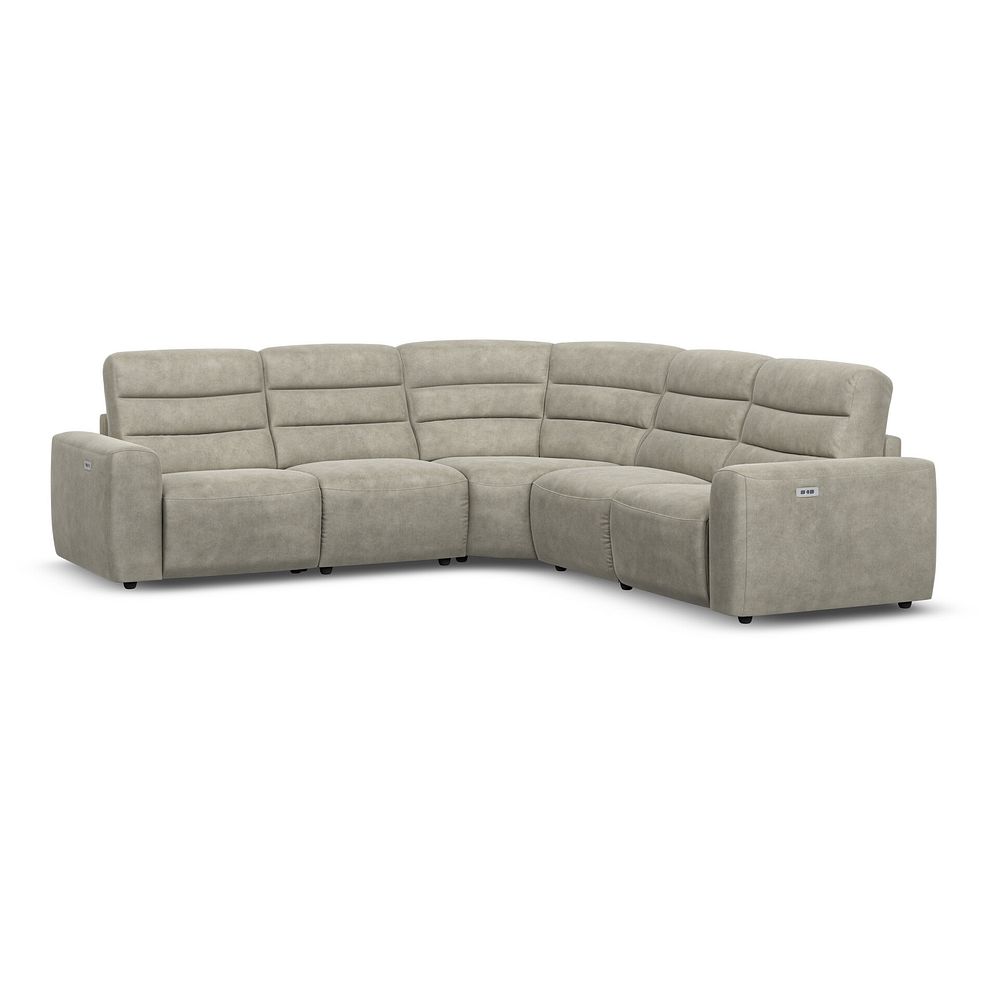 Cohen Group 3 Electric Recliner in Miller Taupe Fabric 1