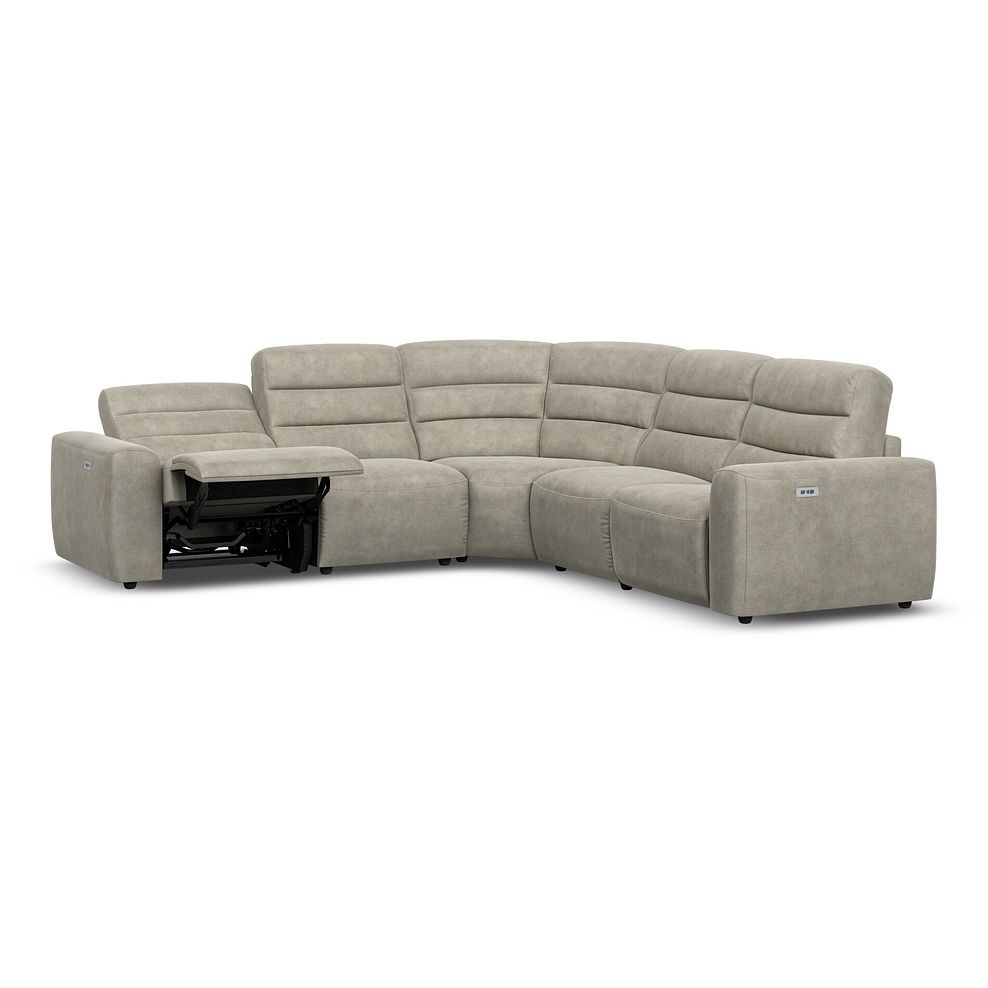 Cohen Group 3 Electric Recliner in Miller Taupe Fabric 3