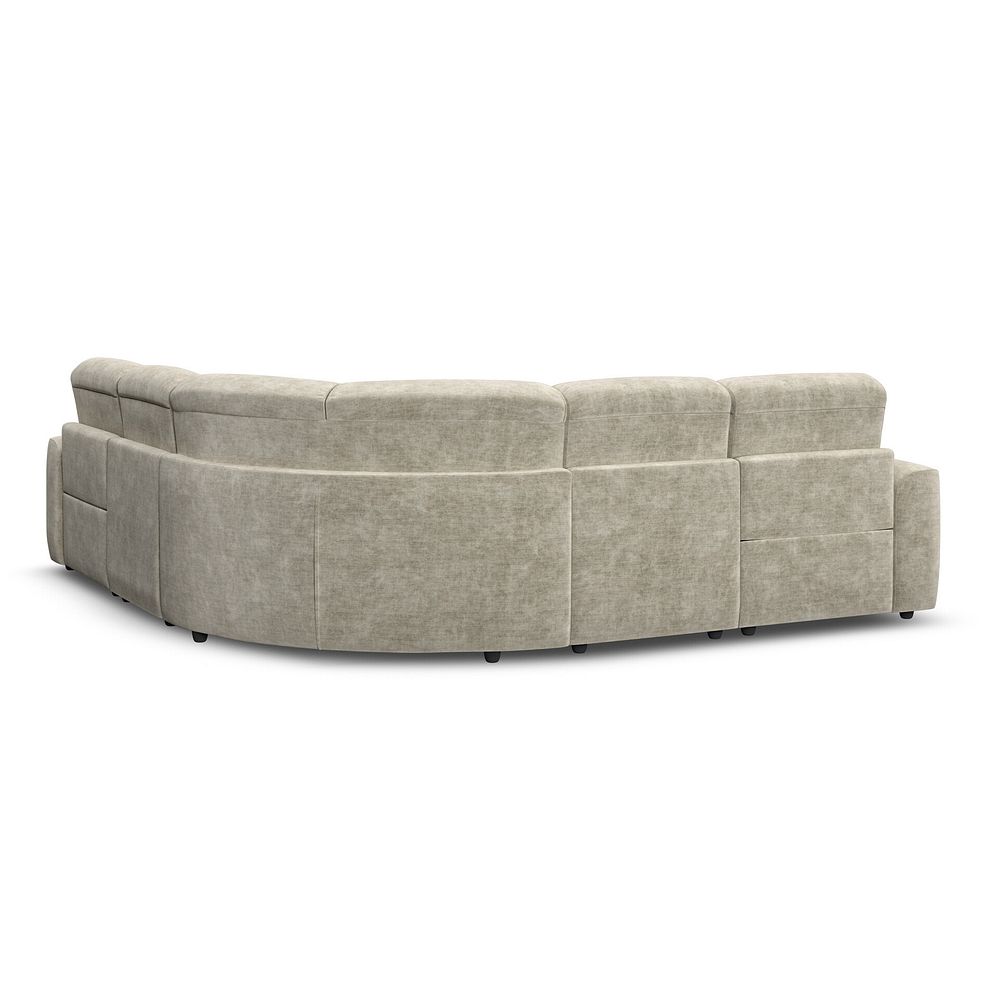 Cohen Group 3 Electric Recliner in Plush Beige Fabric 6