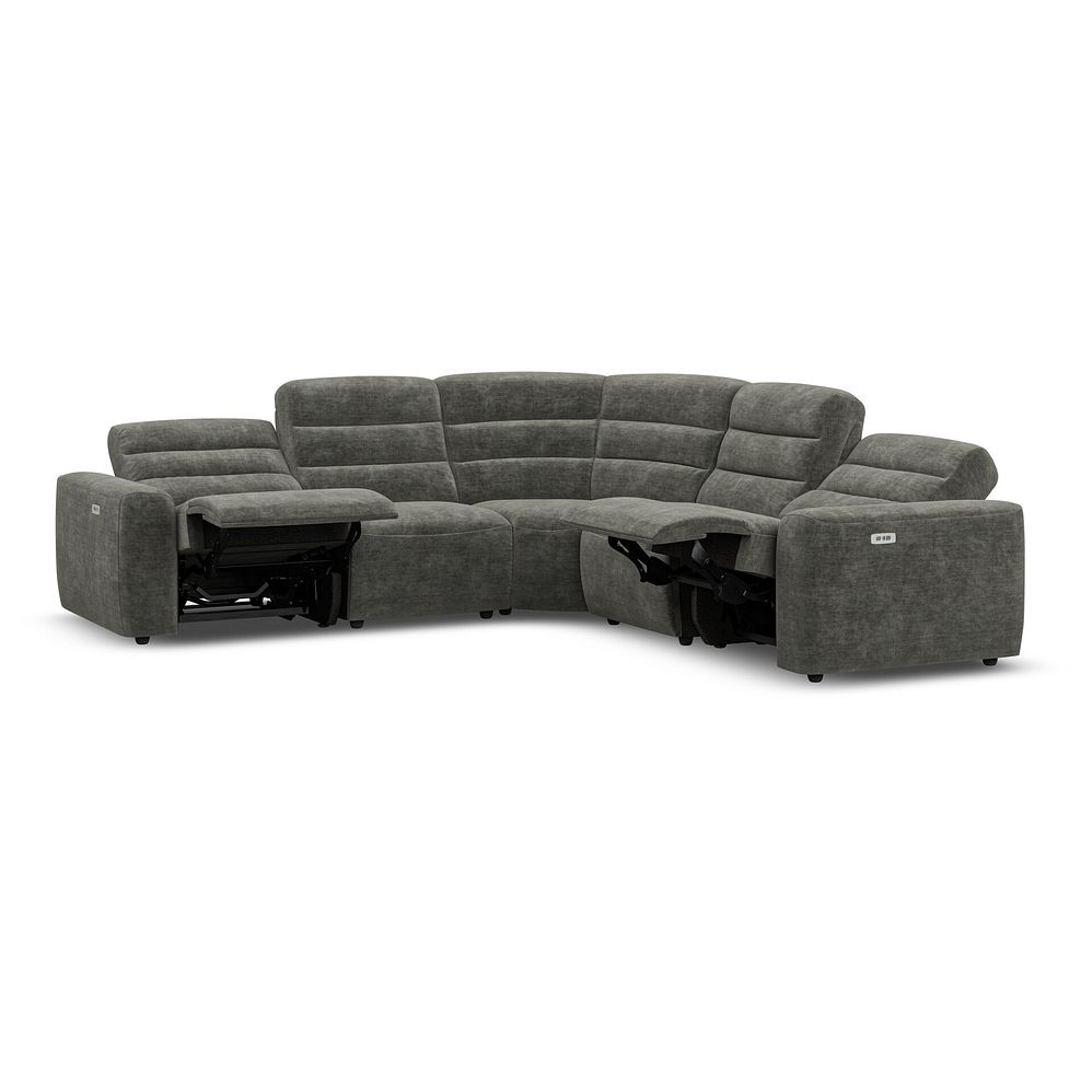 Cohen Group 3 Electric Recliner in Plush Charcoal Fabric 4