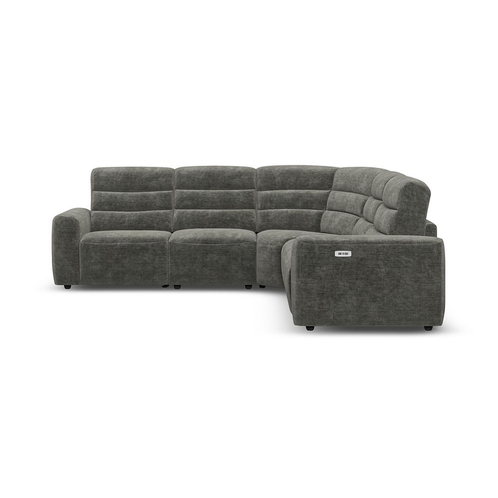 Cohen Group 3 Electric Recliner in Plush Charcoal Fabric 5
