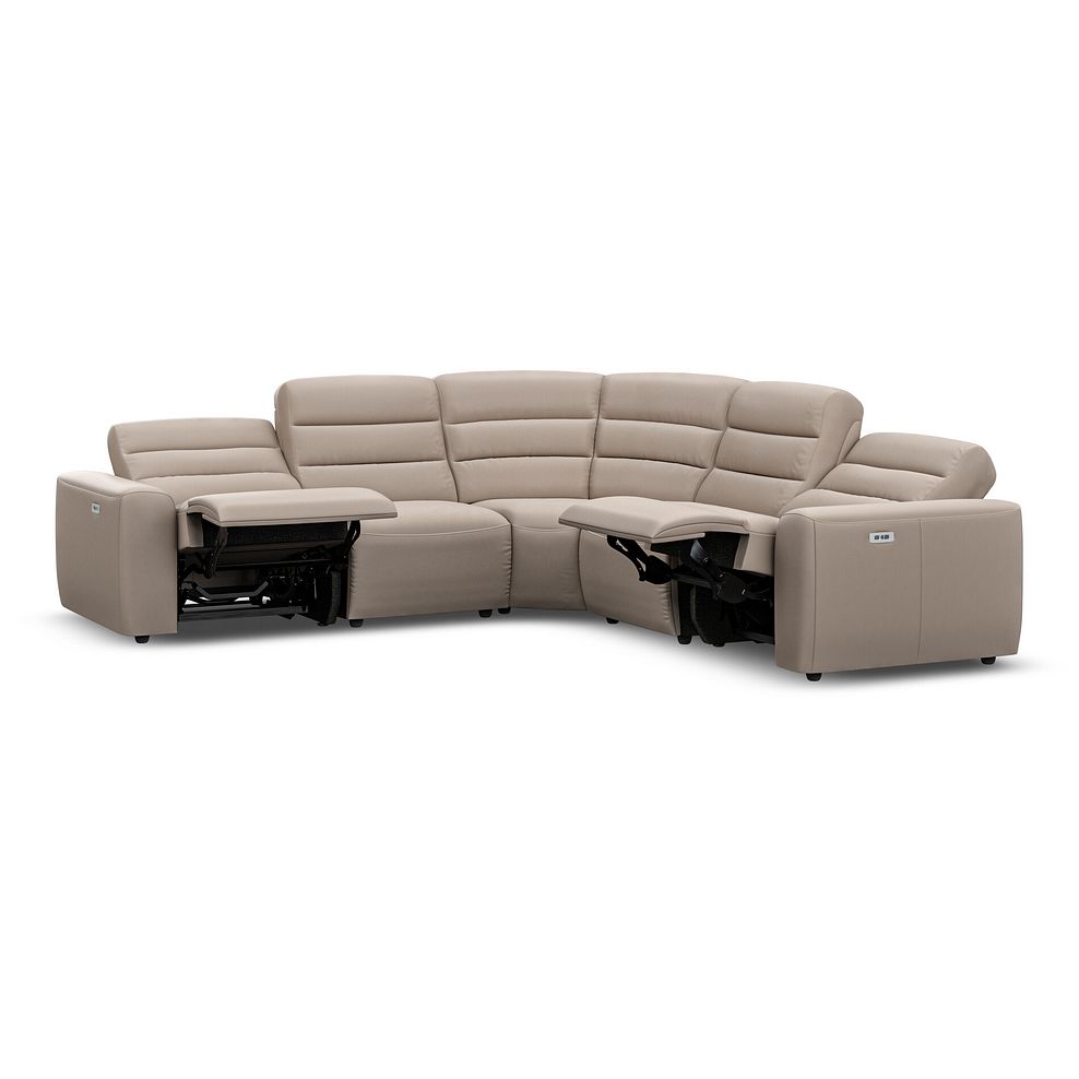 Cohen Group 3 ELectric Recliner in Virgo Buff Leather 4