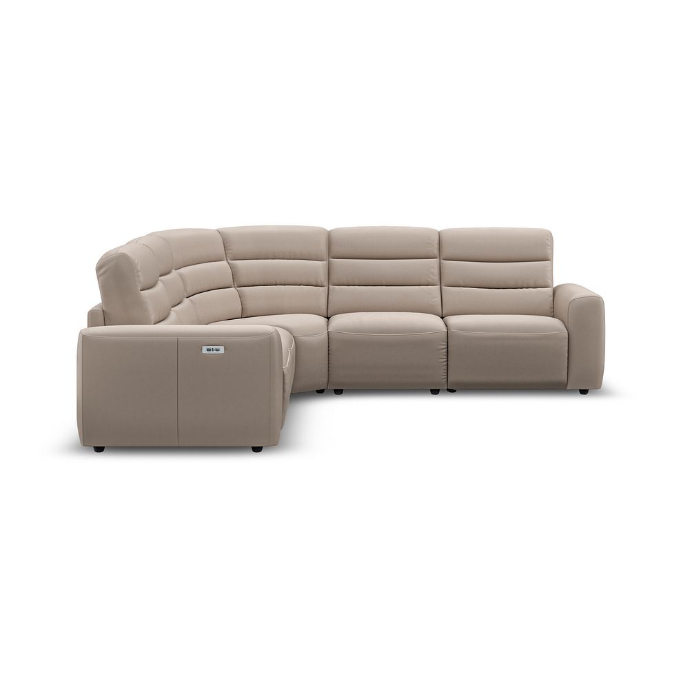 Cohen Group 3 ELectric Recliner in Virgo Buff Leather 7