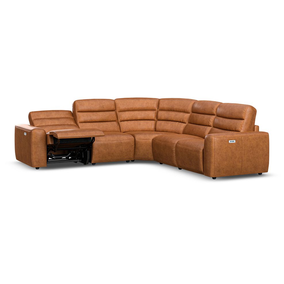 Cohen Group 3 ELectric Recliner in Virgo Cognac Leather 3